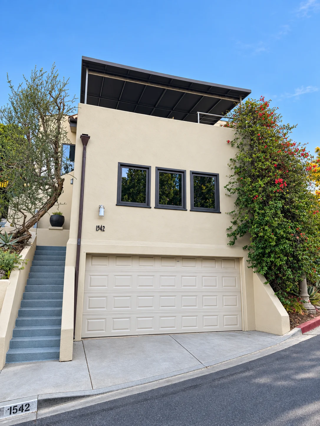 Marvin Essential Bronze Awning Windows with Coil Wrap at Glendale, CA